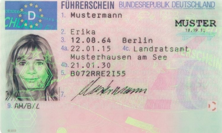 Image of driver license