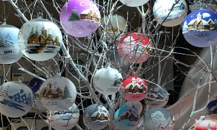Christmas decorative glass balls
