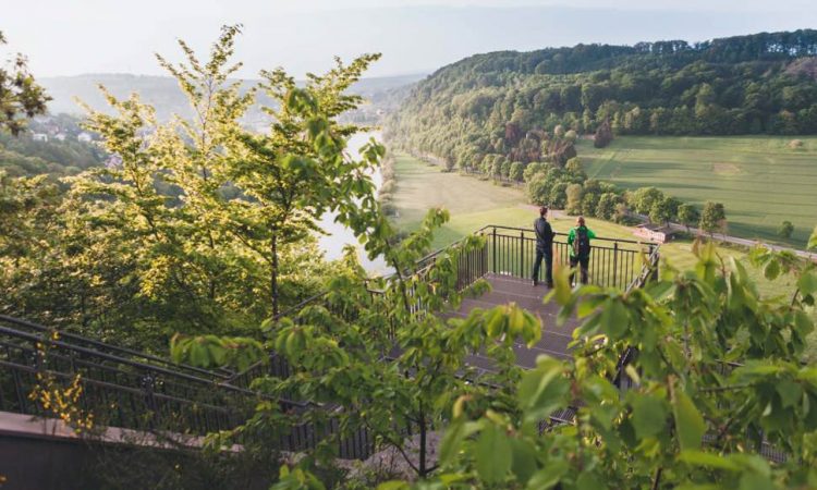 Viewing platform and valley