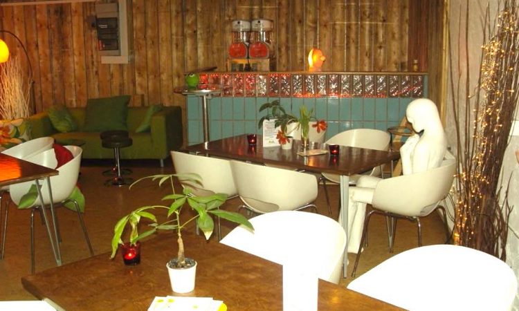 Interior of bistro