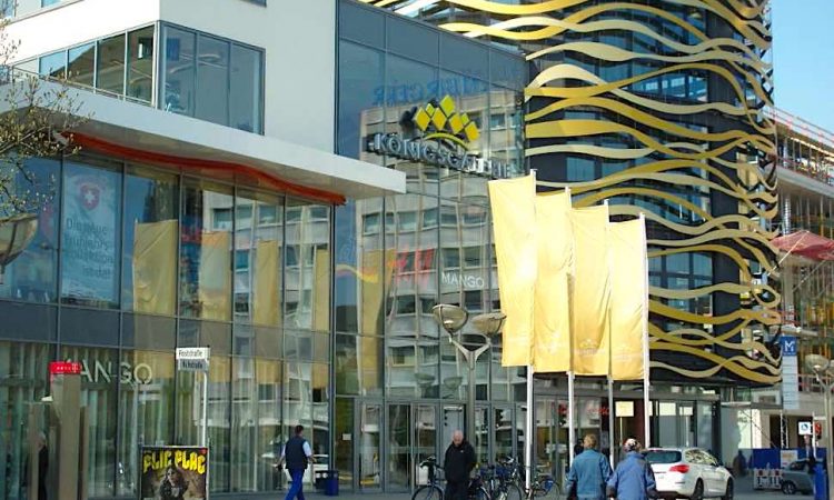 Shopping mall facade