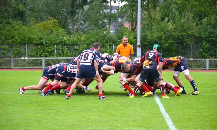 Rugby scrum